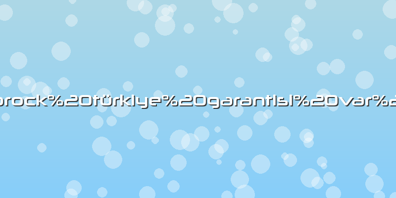 Roborock türkiye garantisi var mı