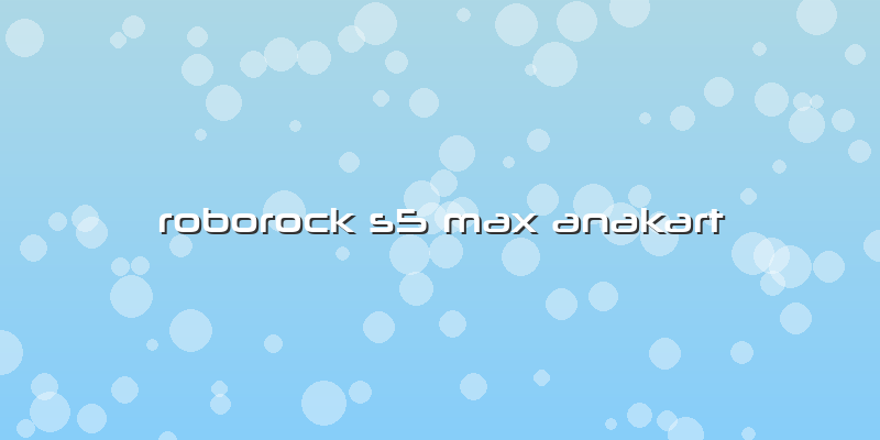 Roborock S5 Max Anakart