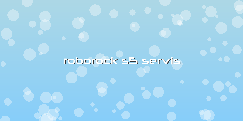 Roborock S5 Özel Servis