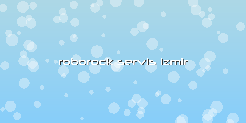 Roborock Özel Servis Izmir