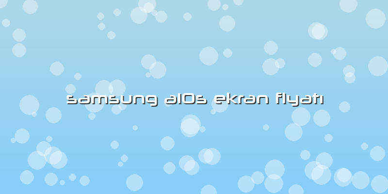 Samsung A10s Ekran Fiyatı