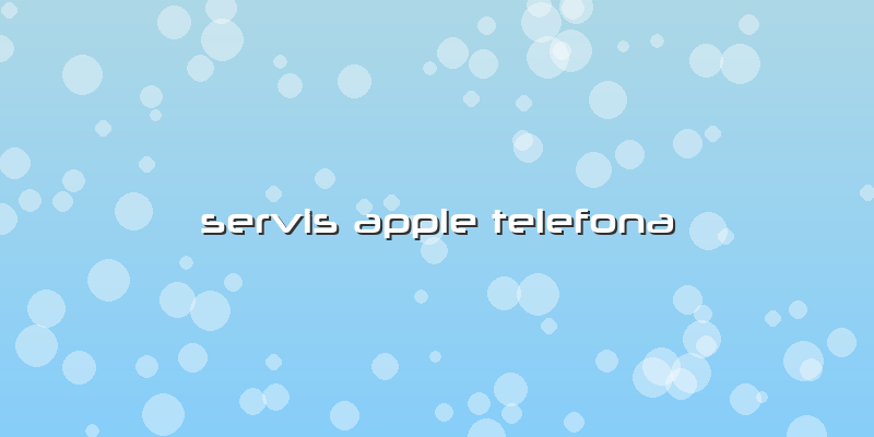 Servis Apple Telefona