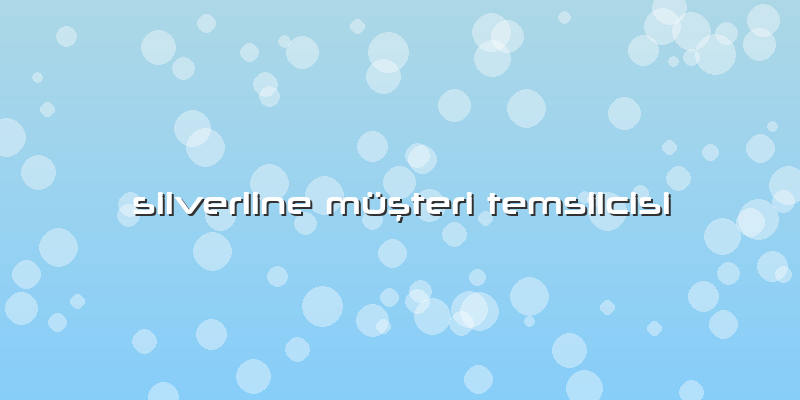 Silverline Müşteri Temsilcisi