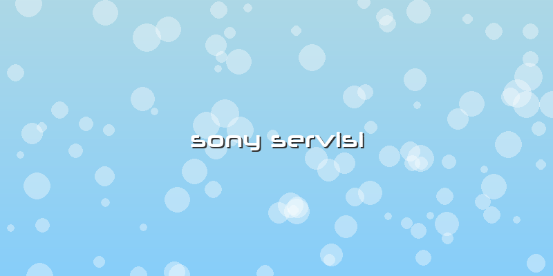 Sony Servisi