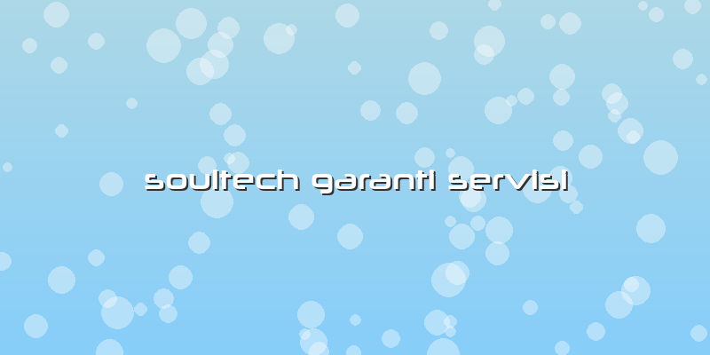 Soultech Garanti Servisi