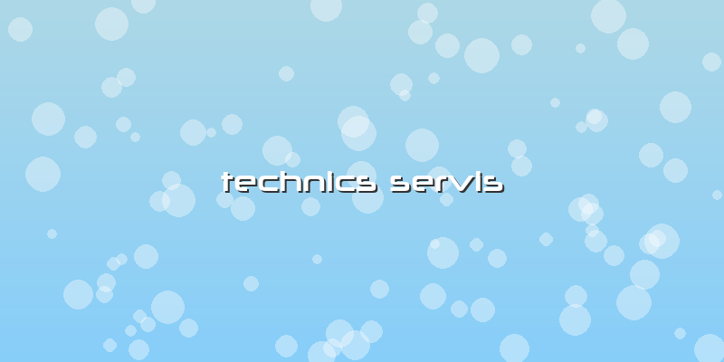 Technics Servis