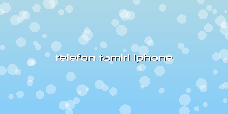 Telefon Tamiri Iphone