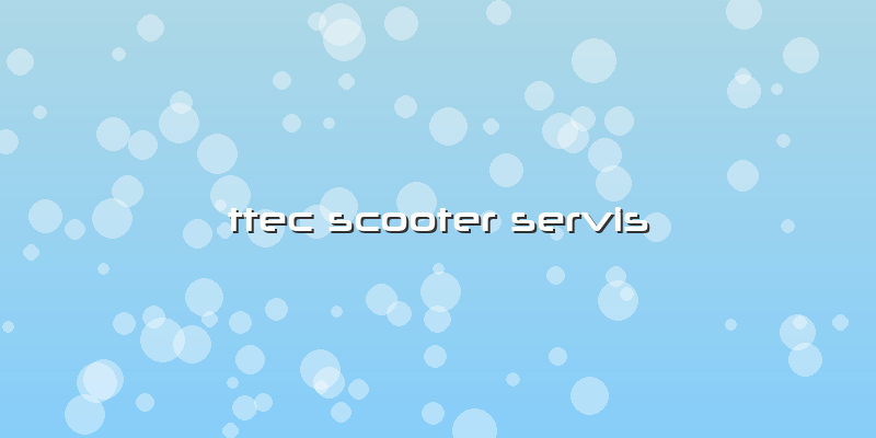 Ttec Scooter Servis