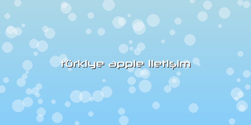 Türkiye Apple Iletişim