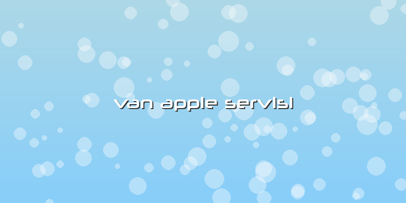 Van Apple Servisi