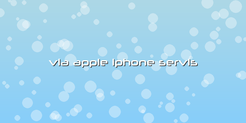 Via Apple Iphone Servis