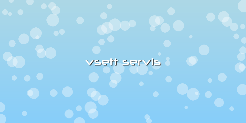 Vsett Servis