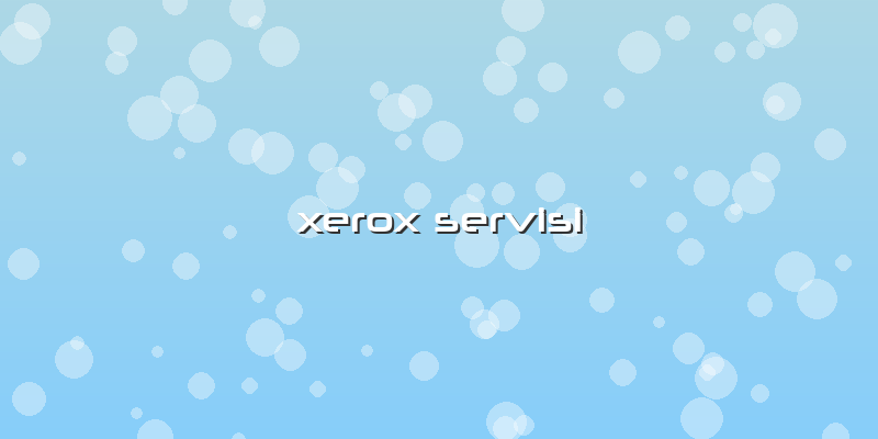 Xerox Servisi