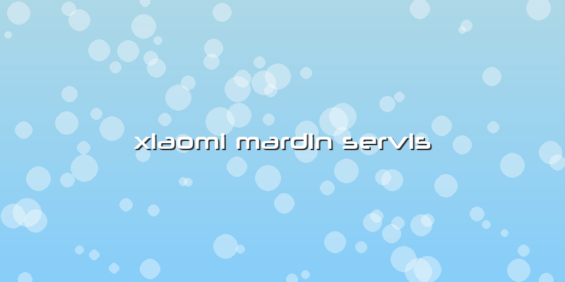 Xiaomi Mardin Servis