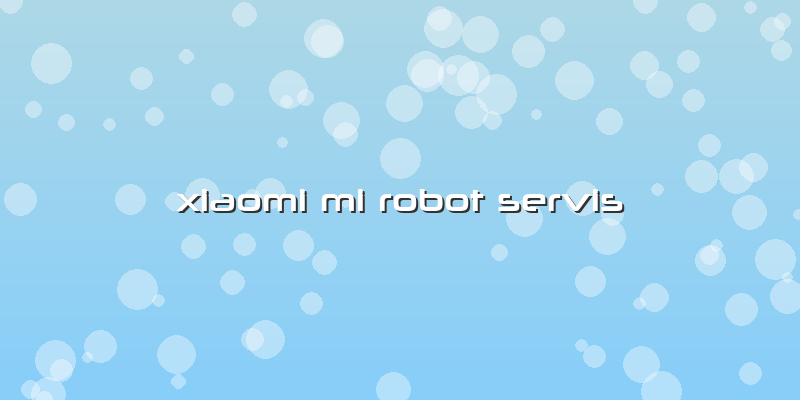 Xiaomi Mi Robot Servis