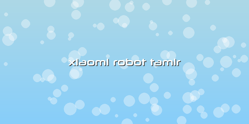 Xiaomi Robot Tamir