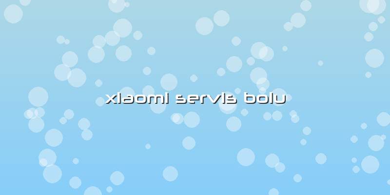 Xiaomi Servis Bolu