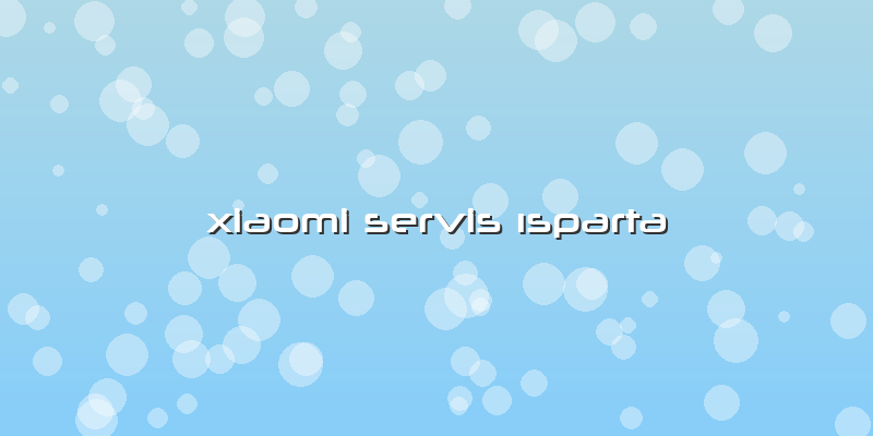 Xiaomi Servis ısparta