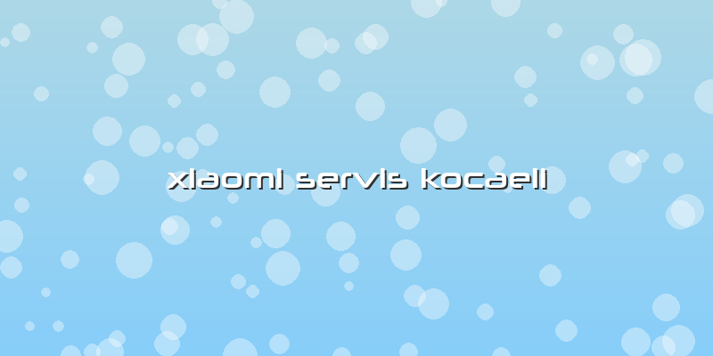 Xiaomi Servis Kocaeli