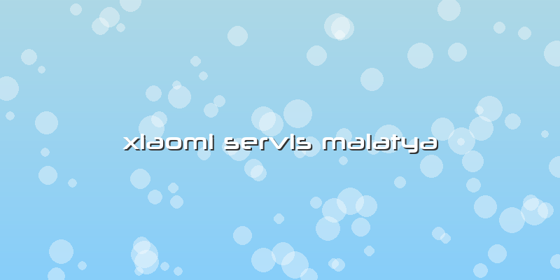 Xiaomi Servis Malatya