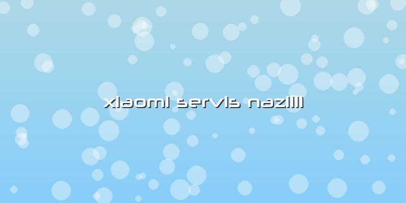 Xiaomi Servis Nazilli