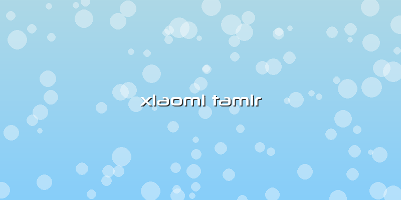 Xiaomi Tamir