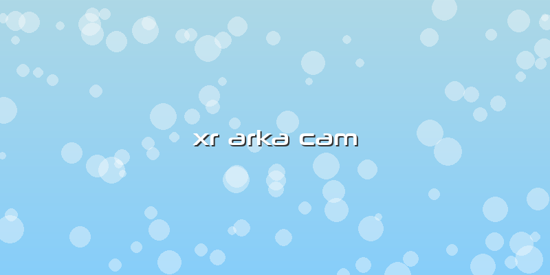 Xr Arka Cam