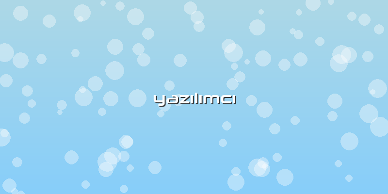 Yazılımcı